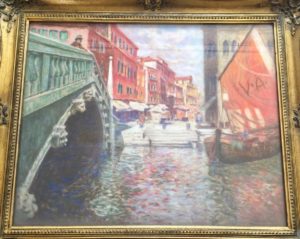 Franz Kienmayer, Venedig, Öl auf HF, 38 x 48 cm
