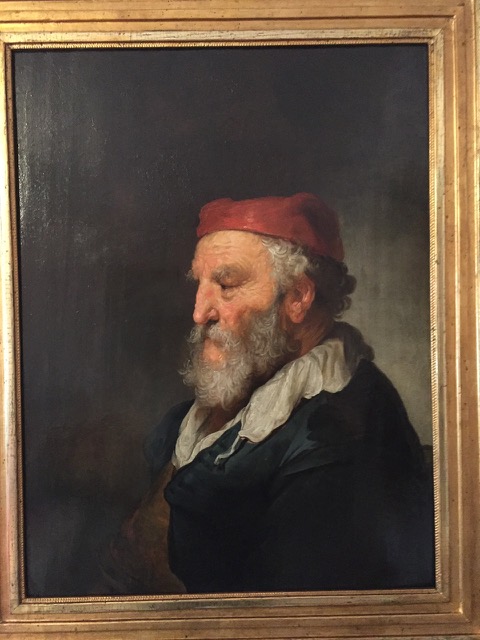 G. Flinck (1615-1660), Alter Mann mit roter Kappe, nach Govaert Flinck c. 1645